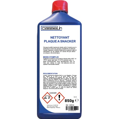 Casselin - Lot de 6 - Nettoyant plaque à snacker 850 mL
