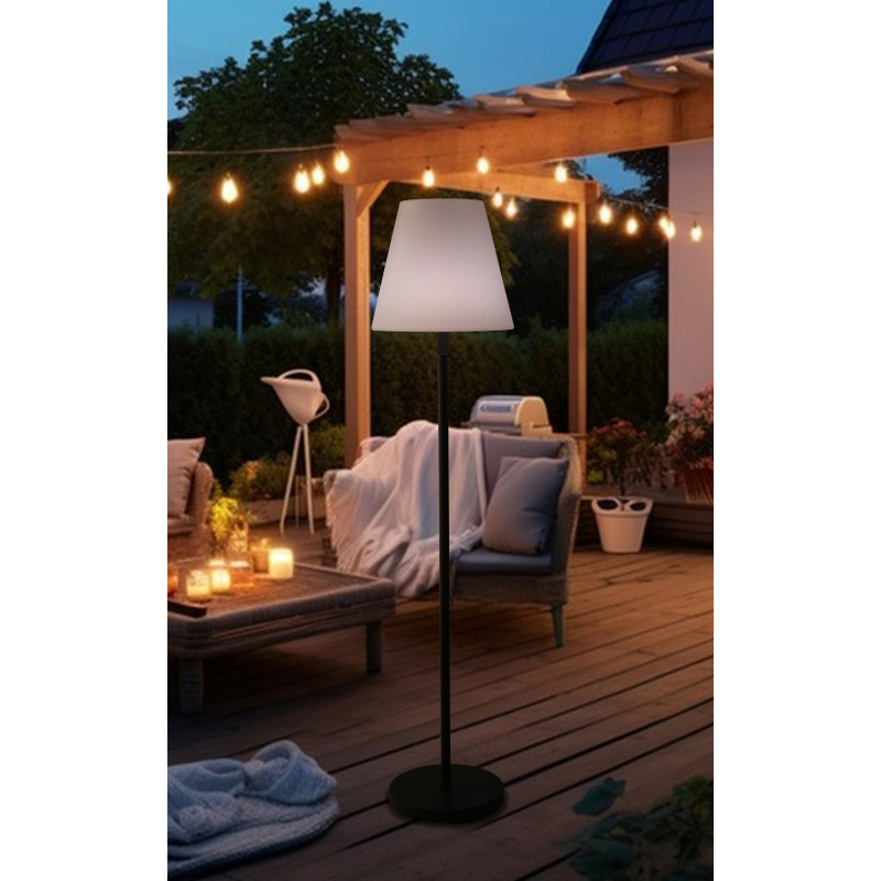 Veba - Stella lampadaire d'extérieur - Noir