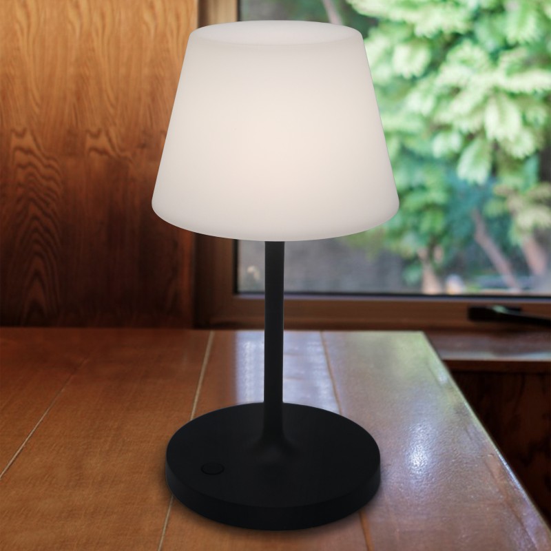 Veba - Alpha lampe de table d'extérieur - Noir