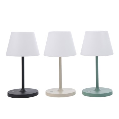 Veba - Alpha lampe de table d'extérieur - Noir