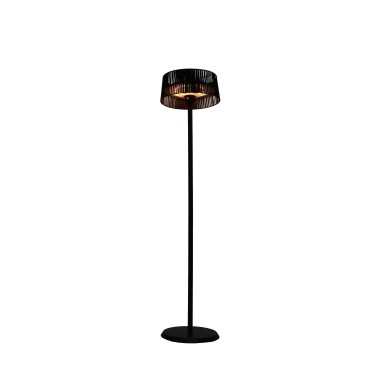 Chauffage de terrasse électrique sur pied 1500W - Noir - Zen - Veba