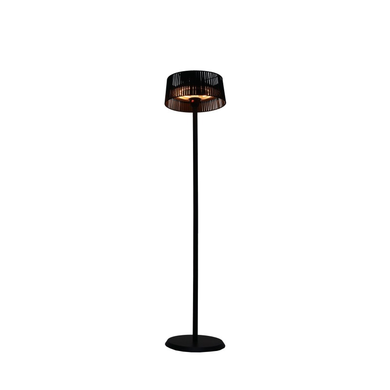 Chauffage de terrasse électrique sur pied 1500W - Noir - Zen - Veba
