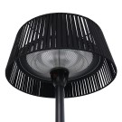 Chauffage de terrasse électrique sur pied 1500W - Noir - Zen - Veba