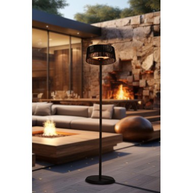Veba - Zen chauffage de terrasse électrique sur pied 1500W - Noir