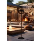 Veba - Zen chauffage de terrasse électrique sur pied 1500W - Noir