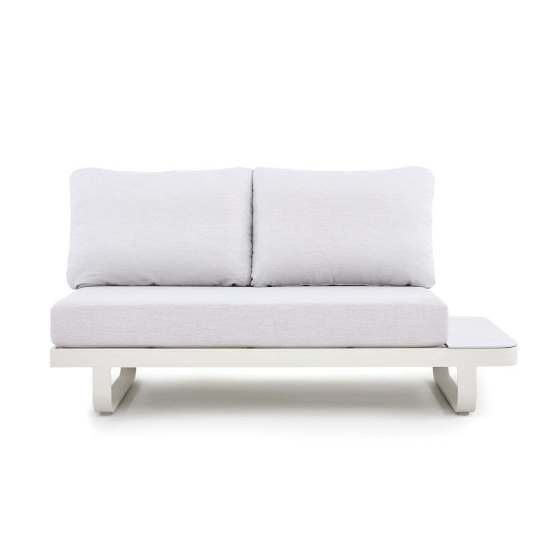 Veba - Fellow set de jardin lounge en aluminium - Gris clair