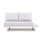 Veba - Fellow set de jardin lounge en aluminium - Gris clair