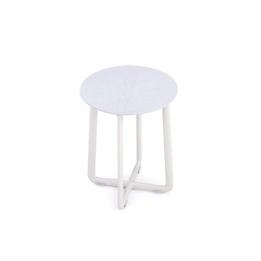 Veba - Fellow set de jardin lounge en aluminium - Gris clair