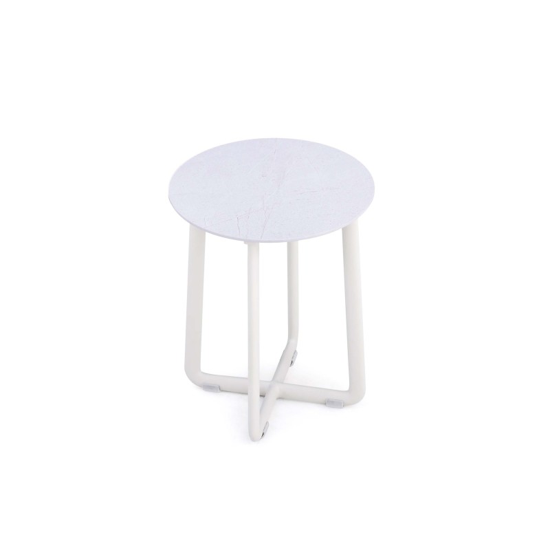 Veba - Fellow set de jardin lounge en aluminium - Gris clair