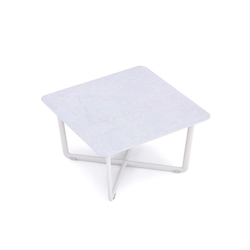 Veba - Fellow set de jardin lounge en aluminium - Gris clair