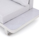 Veba - Fellow set de jardin lounge en aluminium - Gris clair