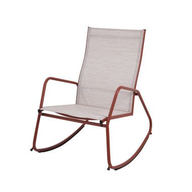 Veba - Brody fauteuil de jardin à bascule - Terracotta