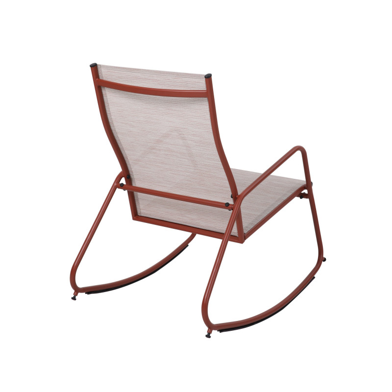 Veba - Brody fauteuil de jardin à bascule - Terracotta
