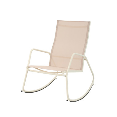 Veba - Brody fauteuil de jardin à bascule - Beige