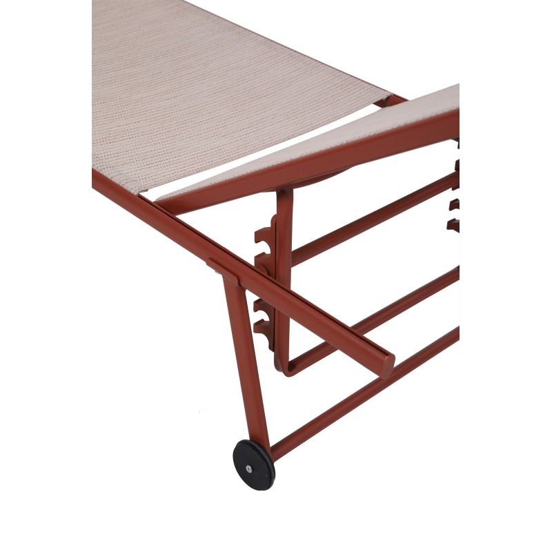 Veba - Travis transat de jardin - Terracotta