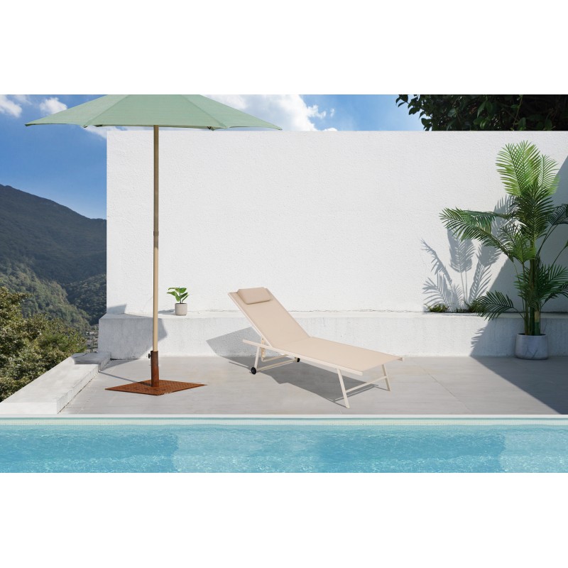 Veba - Travis transat de jardin - Beige