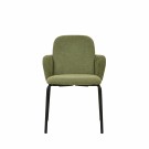 Veba - Paddy chaise empilable en tissu - Vert