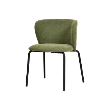 Veba - Break chaise empilable en tissu - Vert