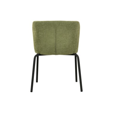 Veba - Break chaise empilable en tissu - Vert