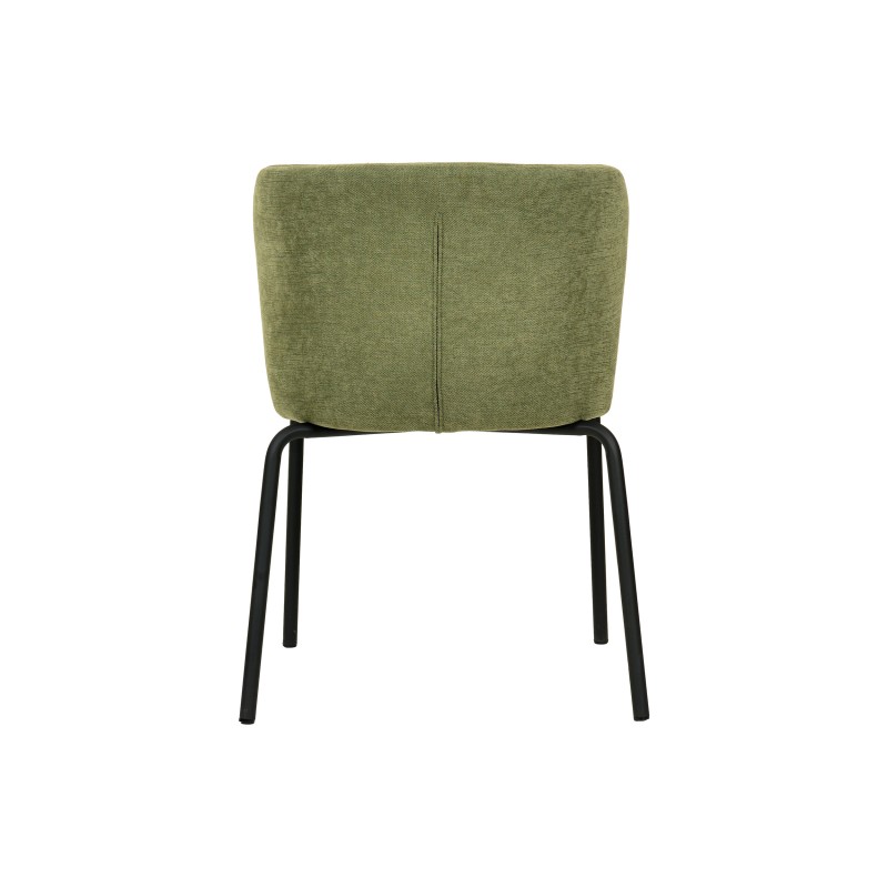 Veba - Break chaise empilable en tissu - Vert