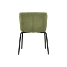 Veba - Break chaise empilable en tissu - Vert