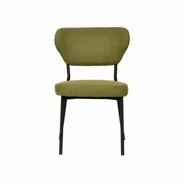 Veba - Duko chaise empilable en tissu - Vert