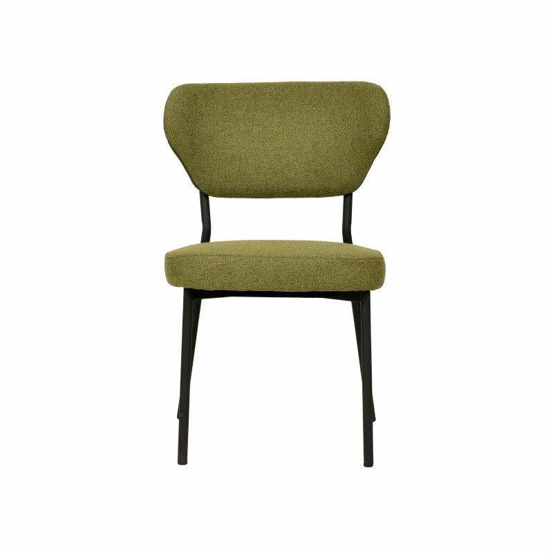 Veba - Duko chaise empilable en tissu - Vert