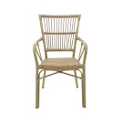 Veba - James chaise de bistrot en rotin - Bambou-Naturel