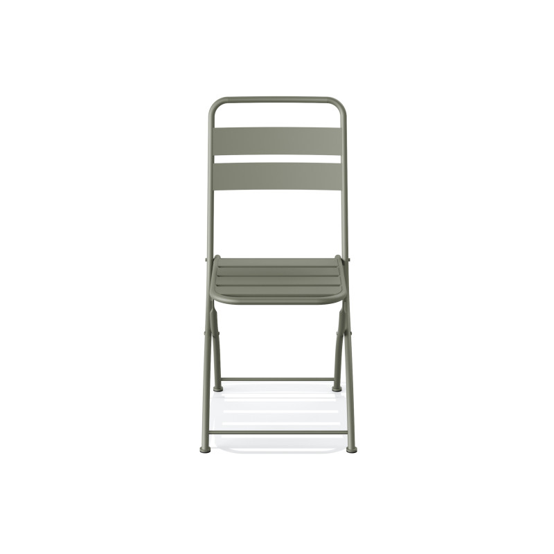 Veba - Breeze chaise de bistrot pliable en métal - Vert
