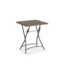 Veba - Breeze table de bistrot pliable en métal - Cappuccino