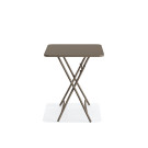 Veba - Breeze table de bistrot pliable en métal - Cappuccino