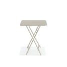 Veba - Breeze table de bistrot pliable en métal - Beige