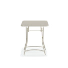 Veba - Breeze table de bistrot pliable en métal - Beige