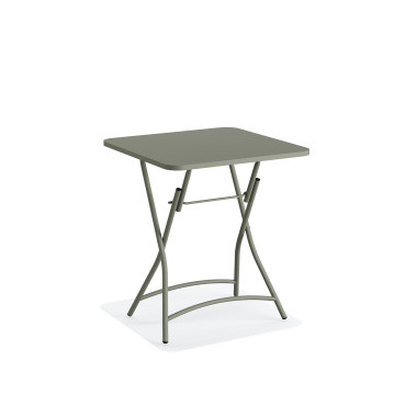 Veba - Breeze table de bistrot pliable en métal - Vert