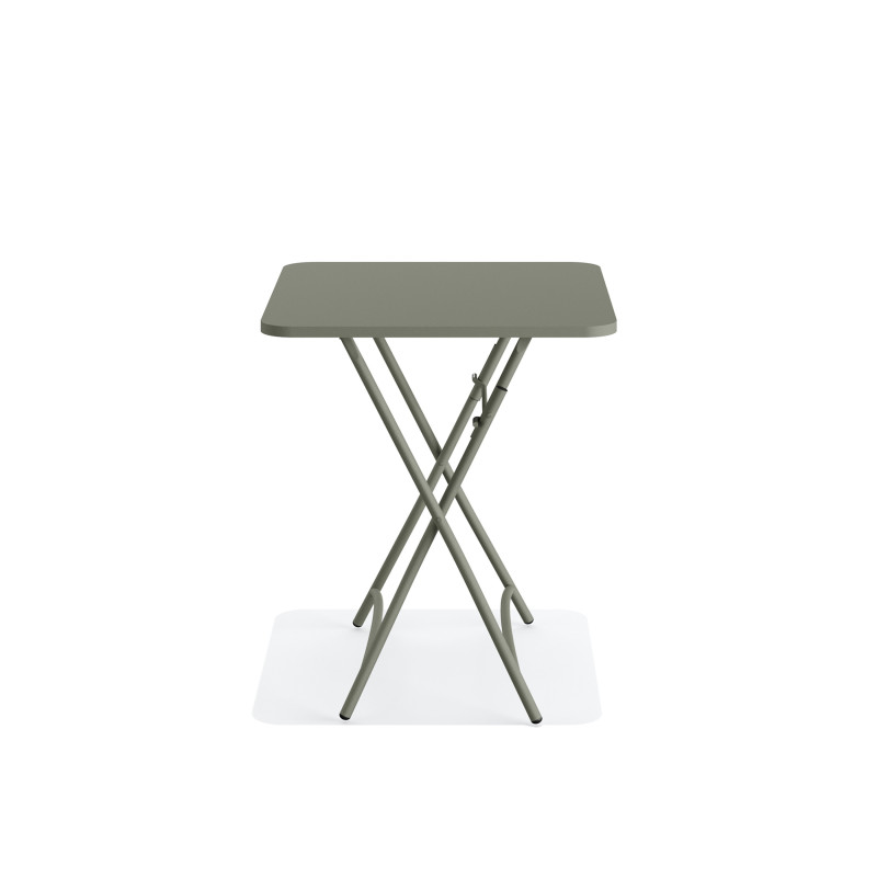 Veba - Breeze table de bistrot pliable en métal - Vert