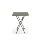 Veba - Breeze table de bistrot pliable en métal - Vert