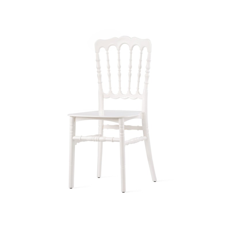 Veba - Napoleon chaise empilable Blanc 