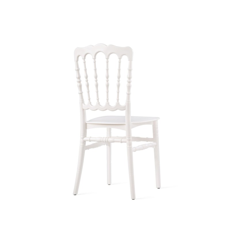 Veba - Napoleon chaise empilable Blanc 
