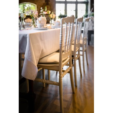 Veba - Napoleon chaise empilable Blanc 