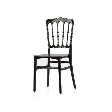 Veba - Napoleon chaise empilable Noir