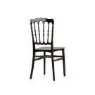 Veba - Napoleon chaise empilable Noir
