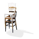 Veba - Napoleon chaise empilable Noir