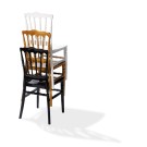 Veba - Napoleon chaise empilable Noir