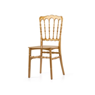 Veba-Napoleon chaise empilable Or