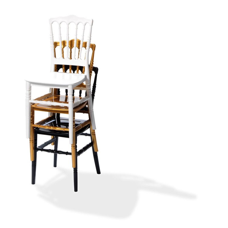 Veba-Napoleon chaise empilable Or