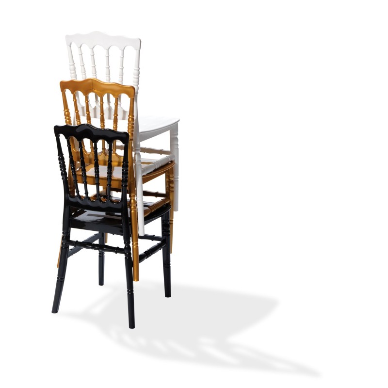 Veba-Napoleon chaise empilable Or