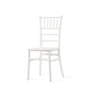 Veba - Tiffany chaise empilable Blanc, Polypropylène incassable,