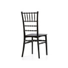 Veba - Tiffany chaise empilable Noir Polypropylène incassable,