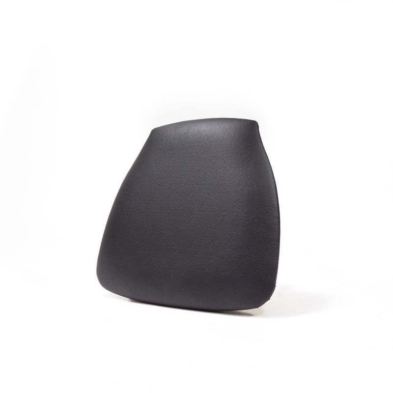 Veba - Galette de chaise en cuir synthétique Noir