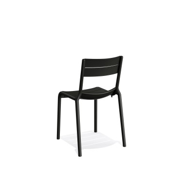 Veba - Calor Chaise de terrasse - Noir